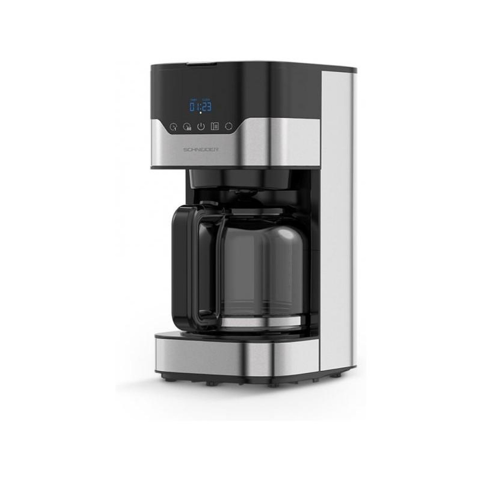 Voir la diapositive 1 : SCHNEIDER Cafetière filtre 1,5l programmable scco215dx schneider