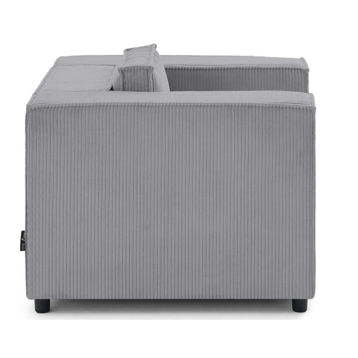 LISA DESIGN Stella - fauteuil en velours côtelé