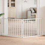 VIDAXL Barriere pour chien pliable 2 panneaux 160 cm bois de peuplier