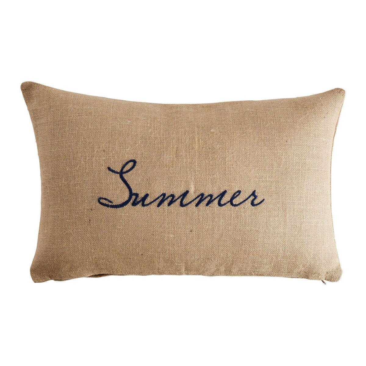 ACTUEL Coussin déco en jute SUMMER 