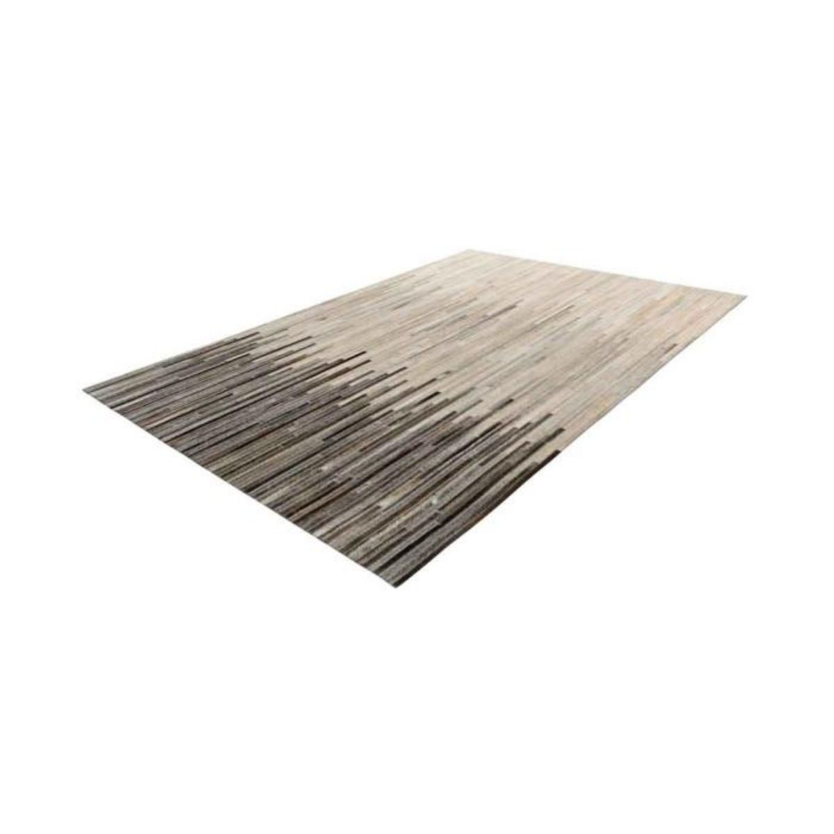 Paris Prix Tapis Fait Main à Poils Courts  Ravi  Crème & Noir