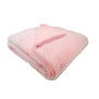 Voir la diapositive 1 : DOMIVA Couverture Snow doublée Microdoux - Lait fraise