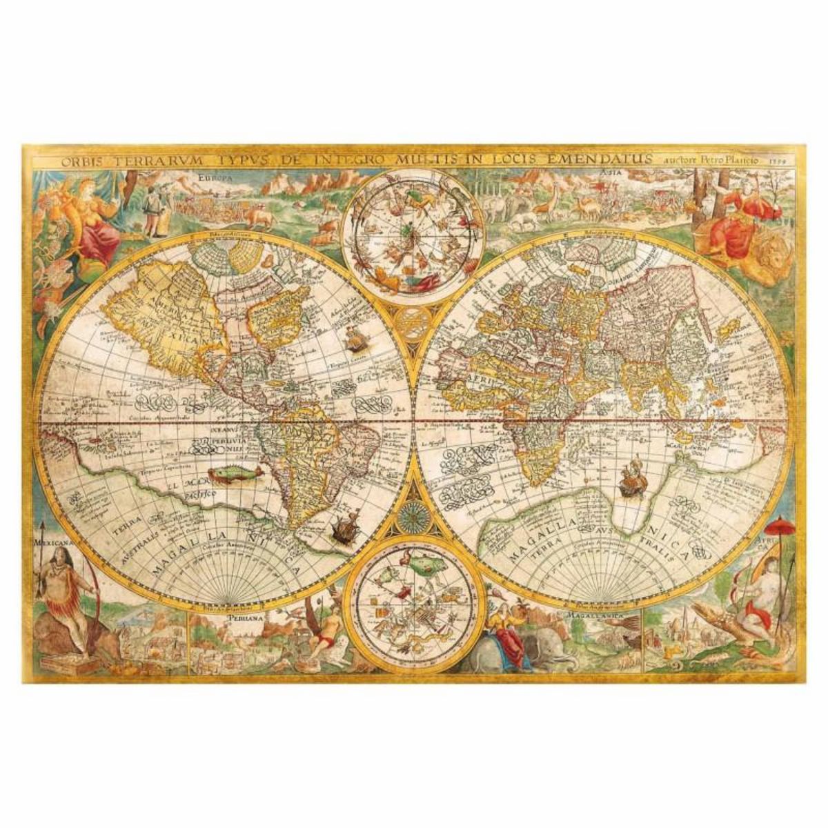 CLEMENTONI Clementoni Puzzle carte du monde antique 2000 pièces