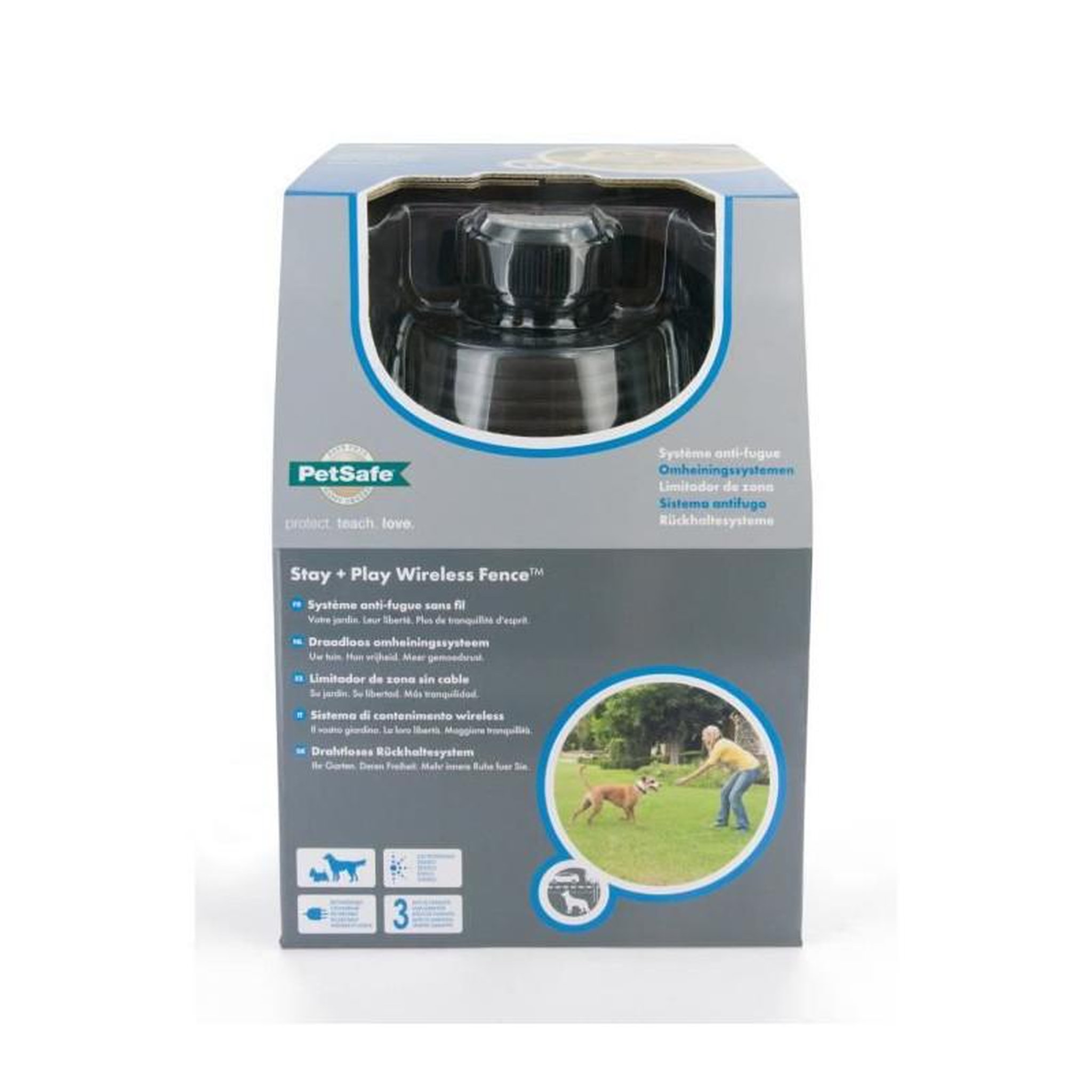 Voir la diapositive 2 : PETSAFE PetSafe Systeme de cloture sans fil Stay + Play 2,3+ kg 64 m 6086