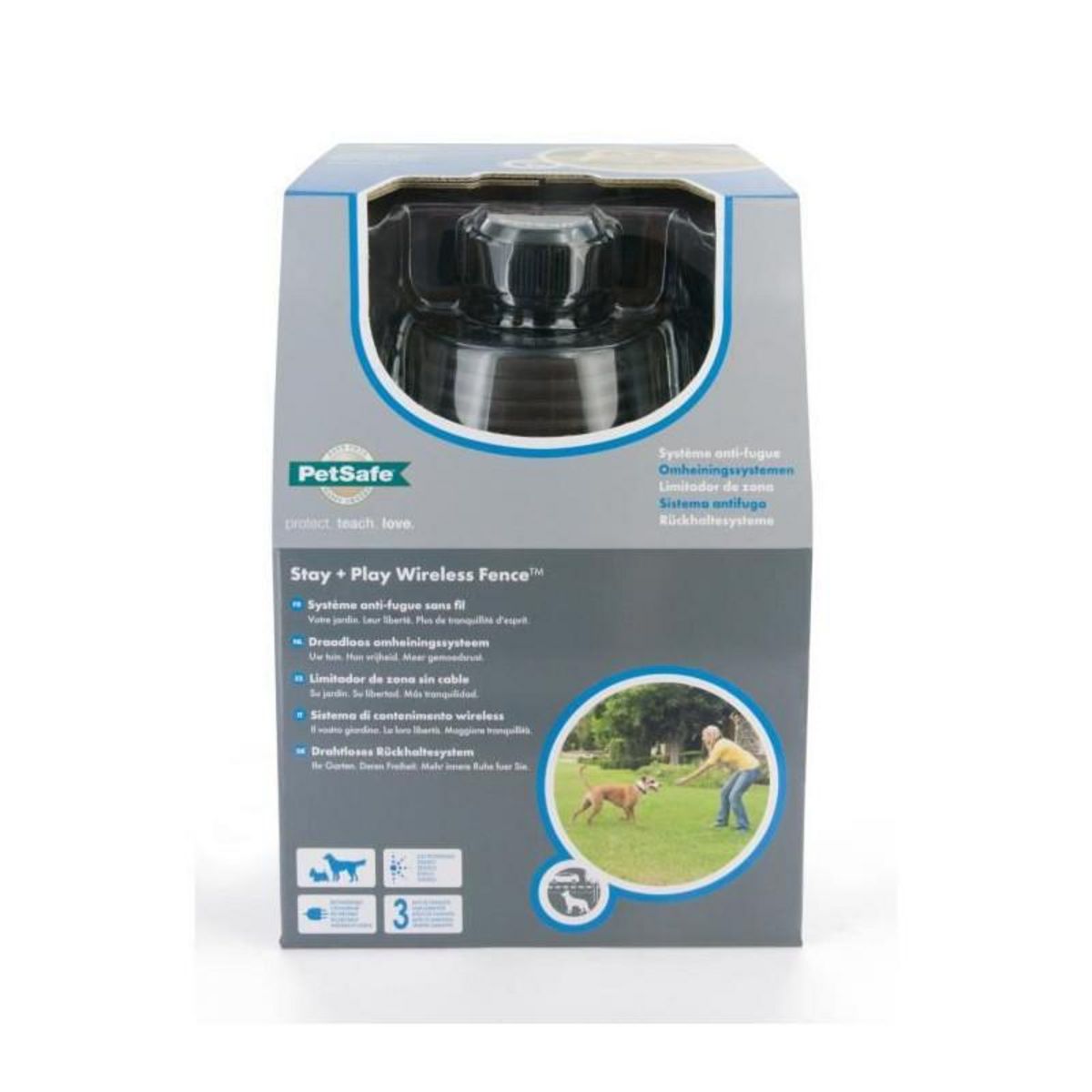 PETSAFE PetSafe Systeme de cloture sans fil Stay + Play 2,3+ kg 64 m 6086