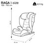 Voir la diapositive 7 : MIGO Siège auto i-Size RAGA 100-150cm