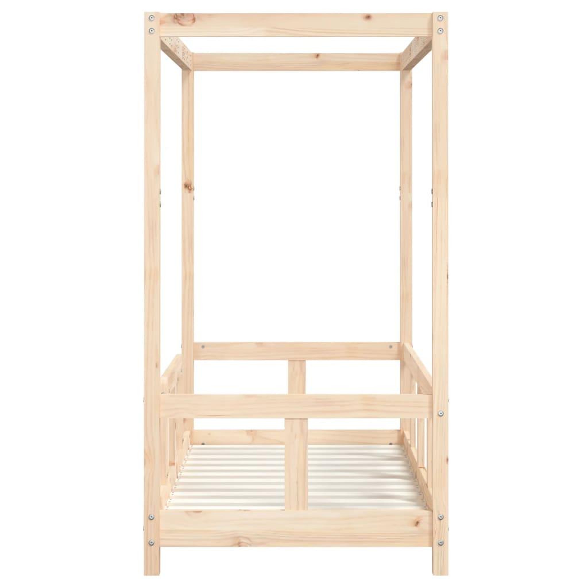 Voir la diapositive 5 : VIDAXL Cadre de lit pour enfant 70x140 cm bois de pin massif