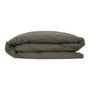 Voir la diapositive 1 : ATMOSPHERA Housse de couette 2 places Morning Sunshine 100% Lin - 240x220 - Vert Kaki