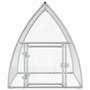 Voir la diapositive 5 : VIDAXL Cage pour poules argente 100x105x120 cm acier galvanise