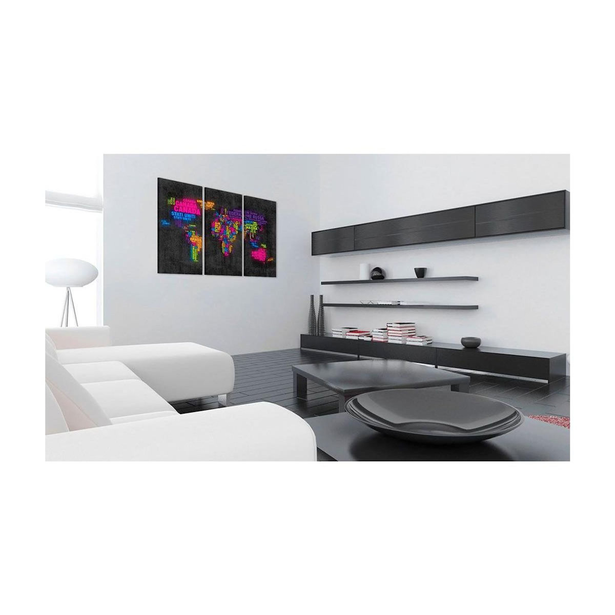 Paris Prix Tableau en Liège  Carte du Monde - Mappa Del Mondo