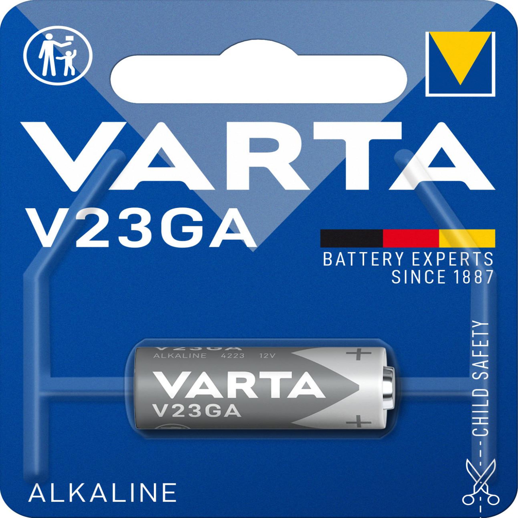 Voir la diapositive 3 : Varta Pile ronde alcaline v23ga varta