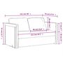 Voir la diapositive 6 : VIDAXL Canape-lit 2 en 1 gris fonce 122x204x55 cm velours