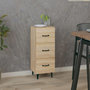 Voir la diapositive 1 : VIDAXL Buffet Chene sonoma 34,5x34x90 cm Bois d'ingenierie