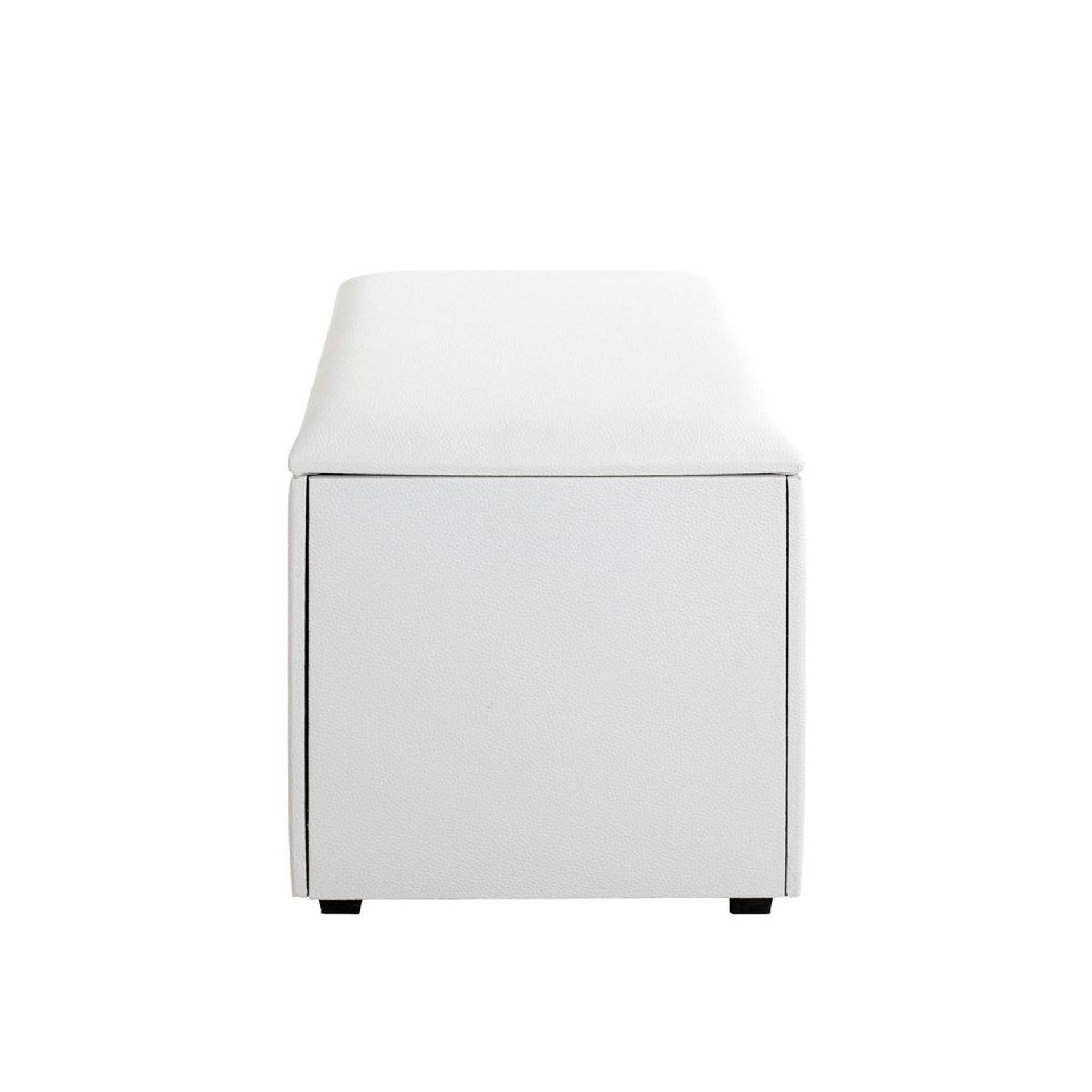 Voir la diapositive 3 : Paris Prix Coffre de Rangement Design  Soldi  65cm Blanc