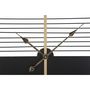 Voir la diapositive 2 : Paris Prix Horloge Murale en Métal  Glam Stick  60cm Noir & Or