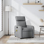 Voir la diapositive 1 : VIDAXL Fauteuil de massage inclinable Gris clair Tissu