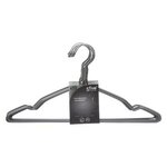 FIVE Lot de 10 Cintres en Métal 40cm Gris