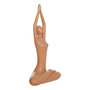 Voir la diapositive 1 : ATMOSPHERA Statuette Femme Yoga  Sien  38cm Jaune
