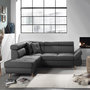 Voir la diapositive 3 : BEST MOBILIER Linea - canapé d'angle gauche convertible - 5 places - avec têtières