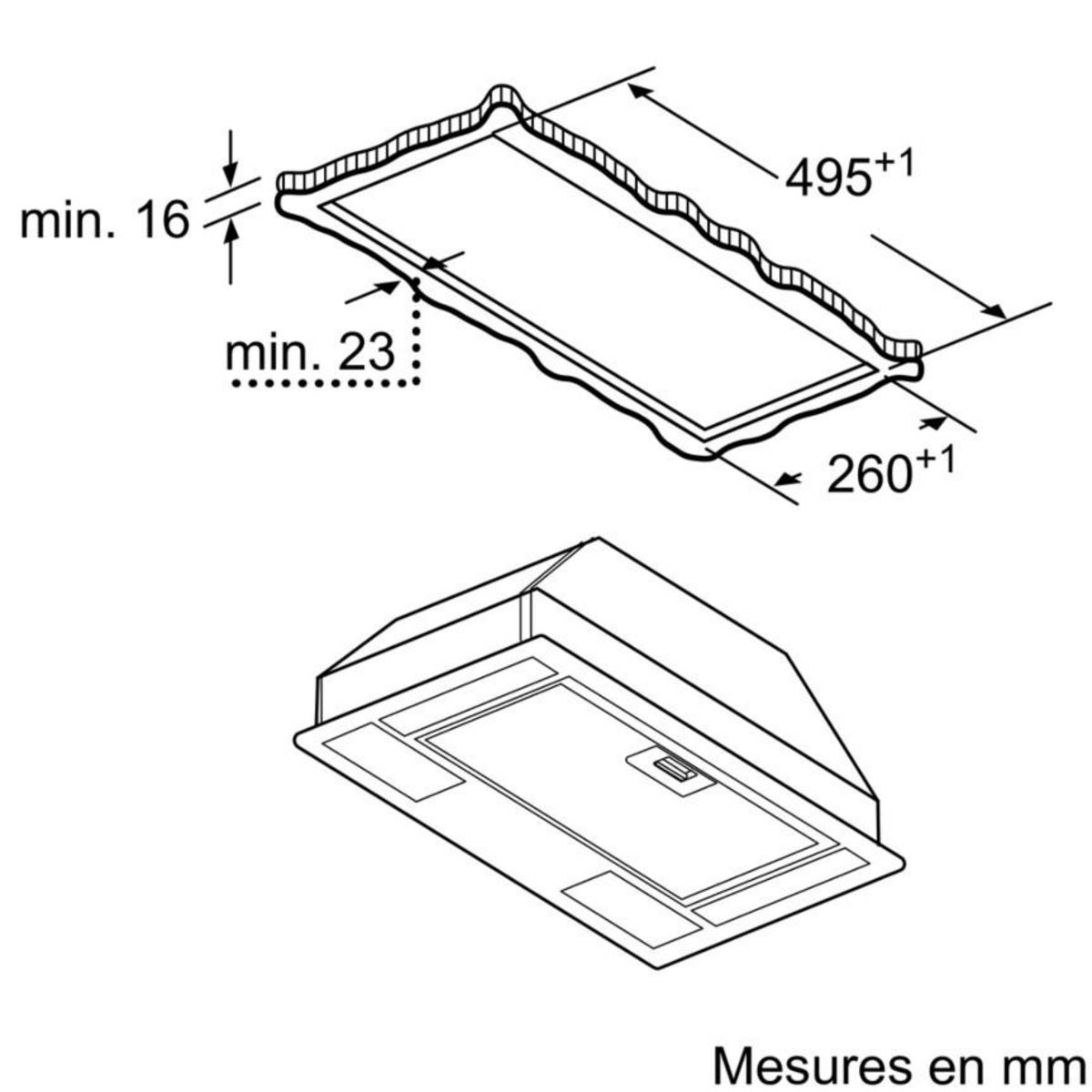 BOSCH Groupe filtrant 53cm 300m3/h - dln53aa70