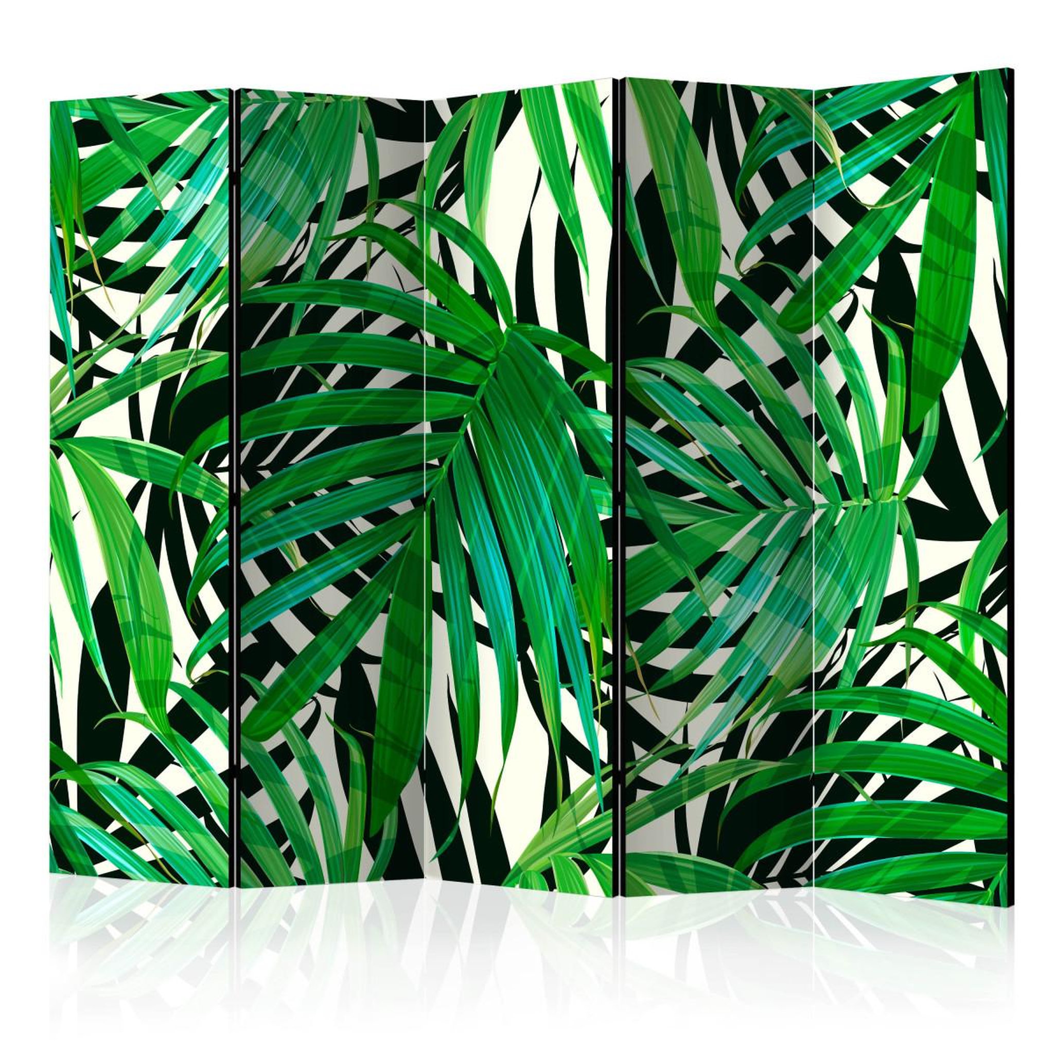 Paris Prix Paravent 5 volets  tropical leaves  172x225cm