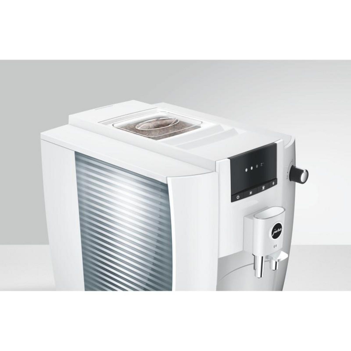 Jura Expresso avec broyeur Jura E4 PIANO WHITE