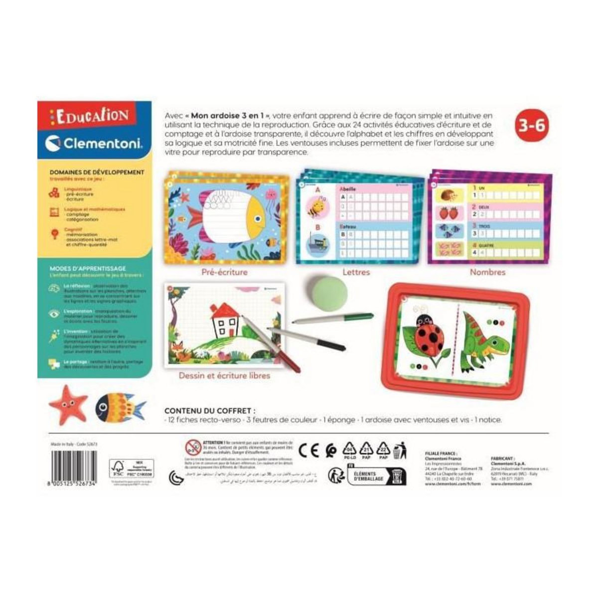 CLEMENTONI Clementoni - Mon atelier d'écriture - 52673
