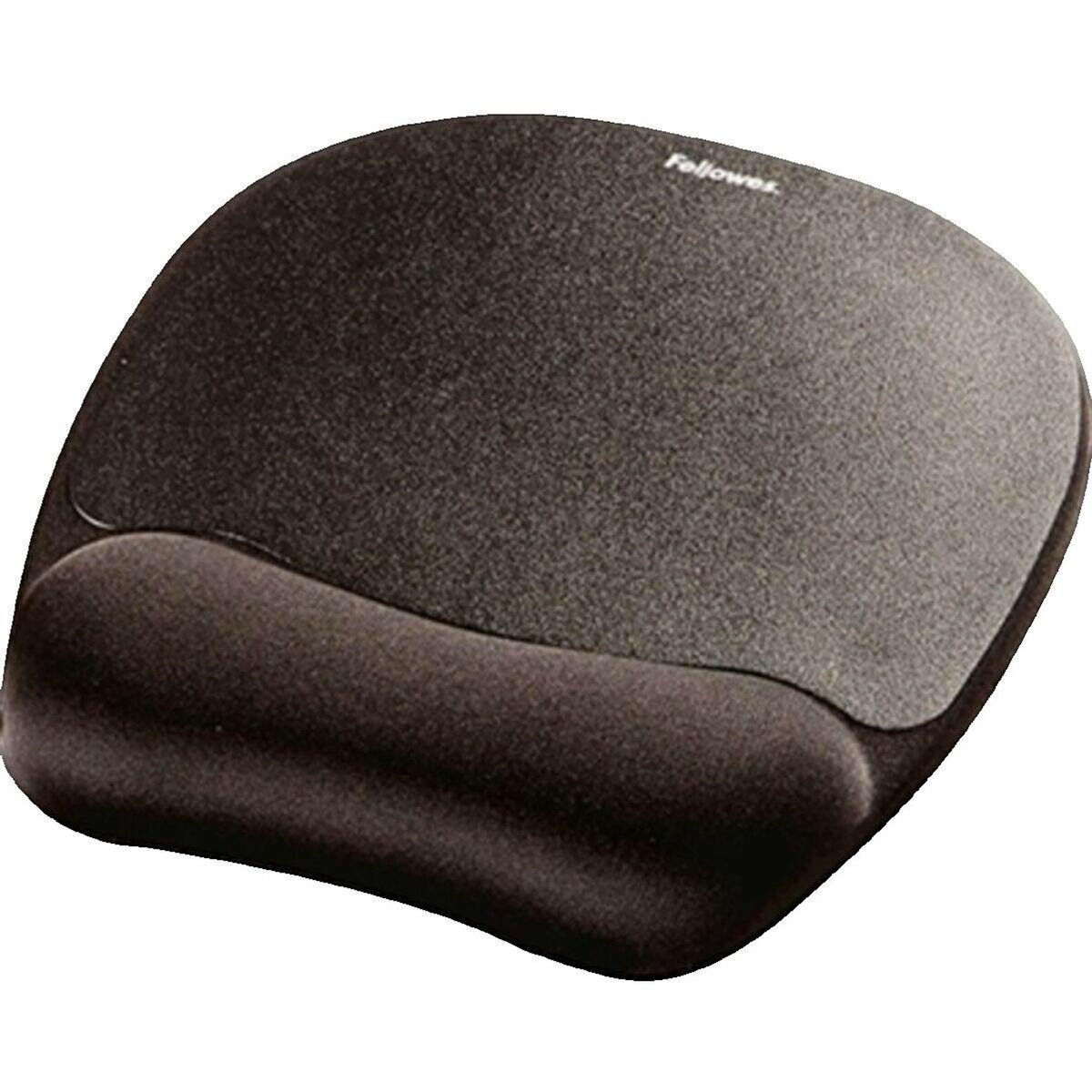 Fellowes Tapis de souris Fellowes avec repose-poignet en mousse mémoire noir
