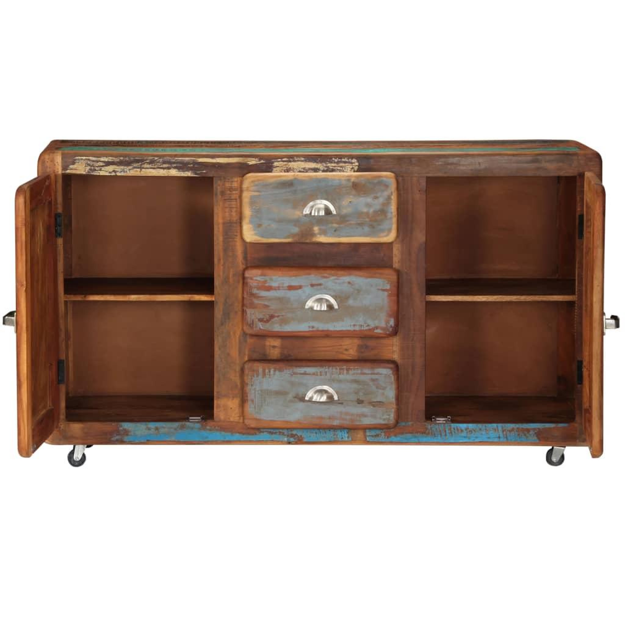 Voir la diapositive 2 : VIDAXL Buffet 150x43x86 cm Bois de recuperation massif