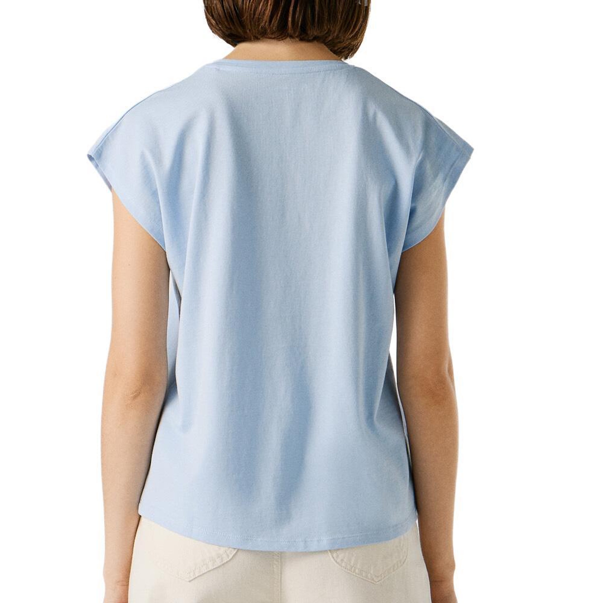 Voir la diapositive 2 : Pepe Jeans T-shirt Bleu Clair Femme Pepe jeans Bloom0