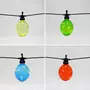 SWEEEK Morphée - Guirlande lumineuse guinguette extérieure avec 10 boules lumineuses. 100 LED. à piles (non fournies). fonction timer. 8 modes.  4.5 m de long