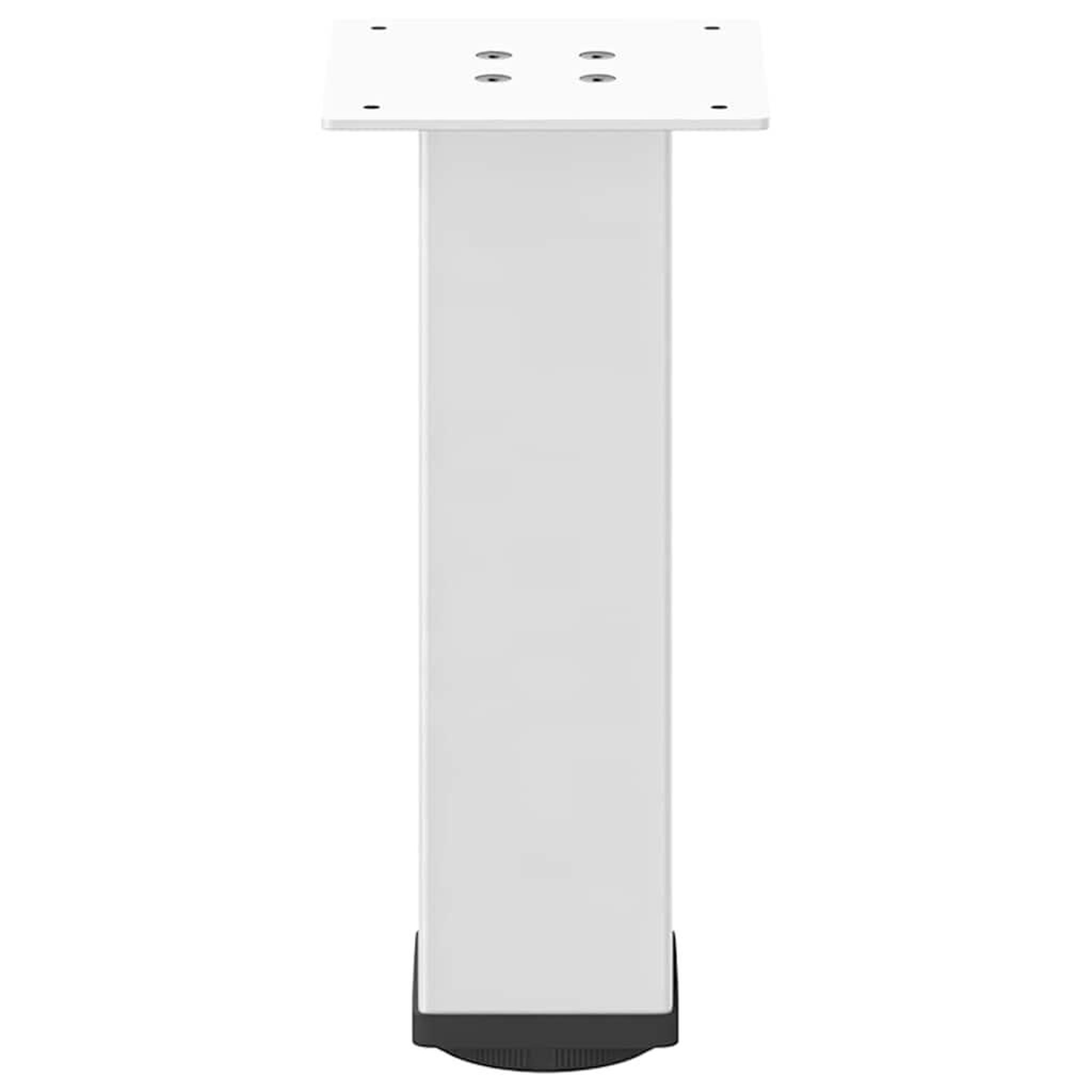 Voir la diapositive 5 : VIDAXL Pieds de table basse 4 pcs blanc 30-32 cm acier