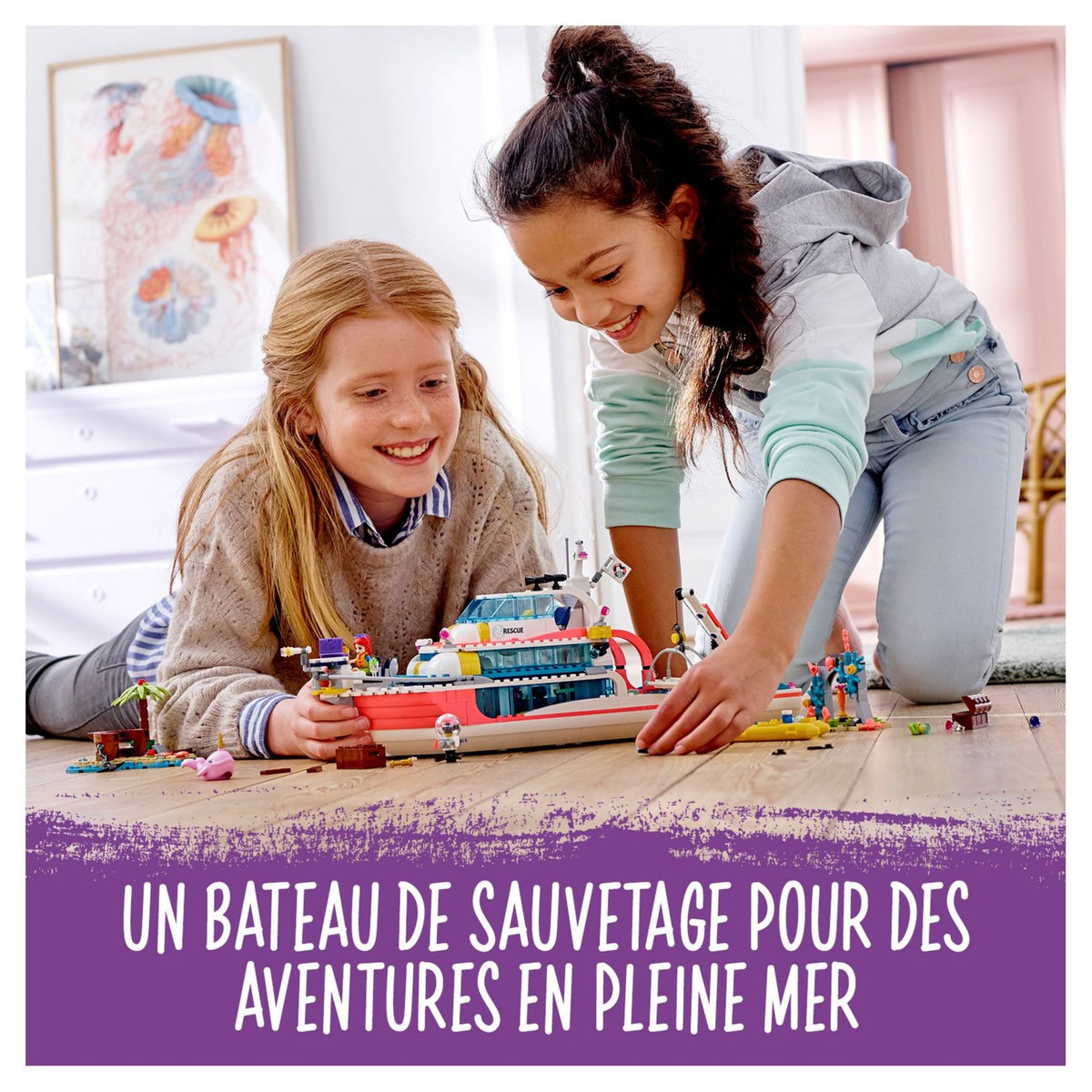 LEGO Friends 41381 - Le bateau de sauvetage