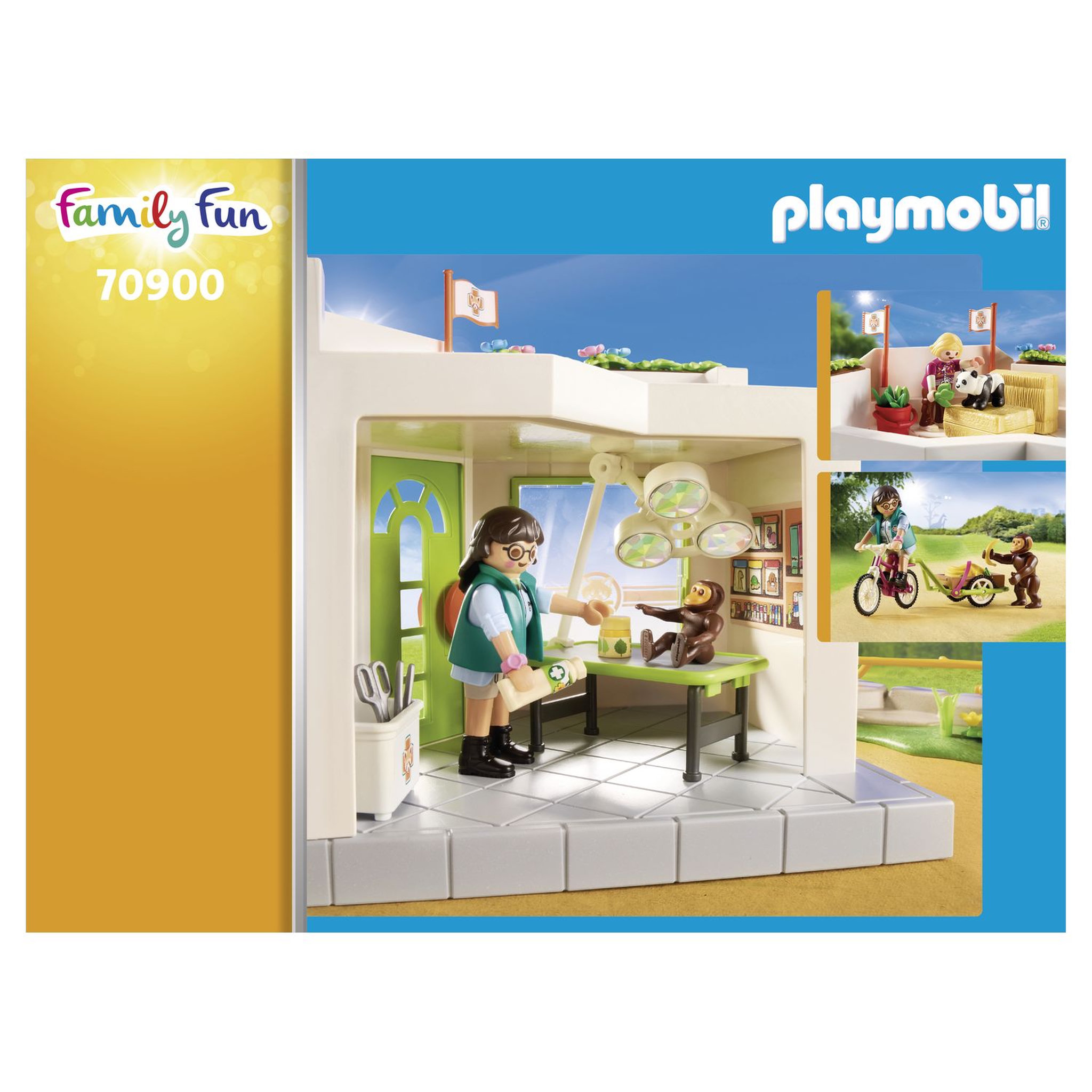 Voir la diapositive 7 : PLAYMOBIL Family Fun 70900 Centre de soins animalier