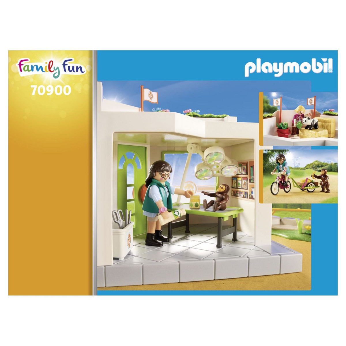 PLAYMOBIL Family Fun 70900 Centre de soins animalier