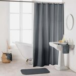 Paris Prix Rideau de Douche Uni  Essencia  180x200cm Anthracite