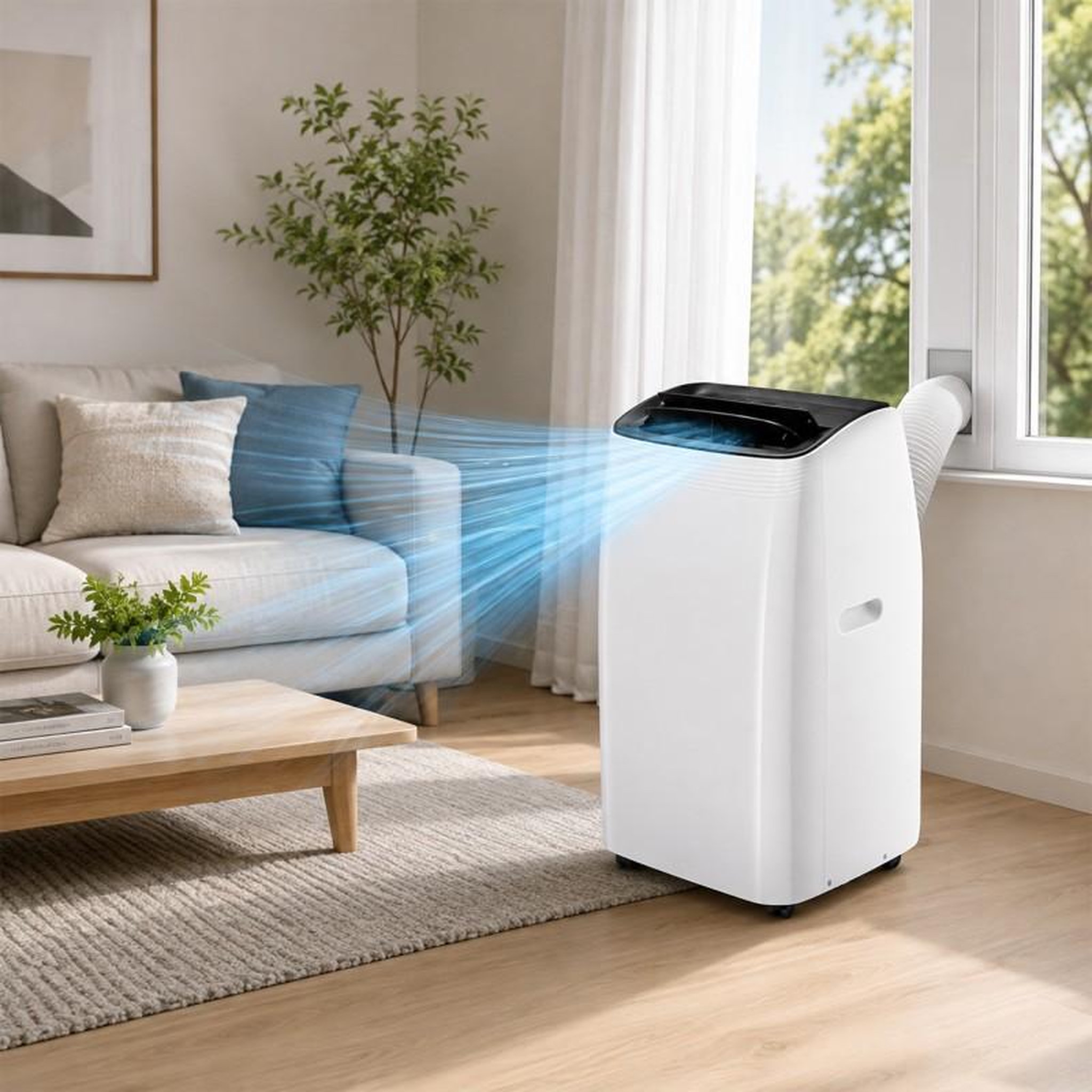 Voir la diapositive 2 : TCL Tcl - climatiseur mobile 4 en 1 réversible 12000 btu - série performance