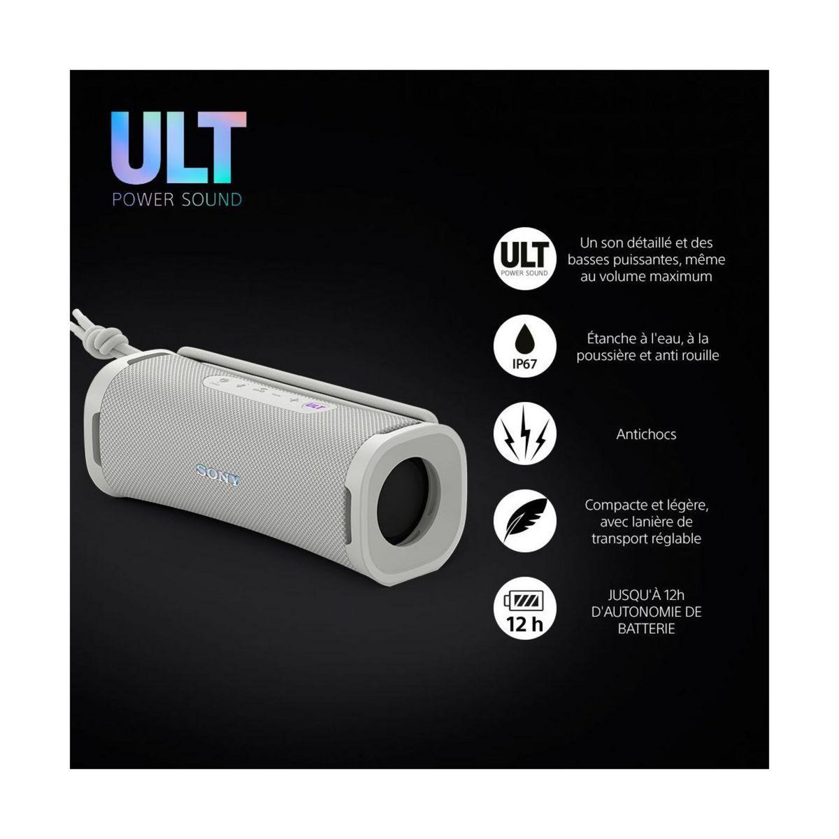 SONY Enceinte portable ULT FIELD 1 Blanc Cassé