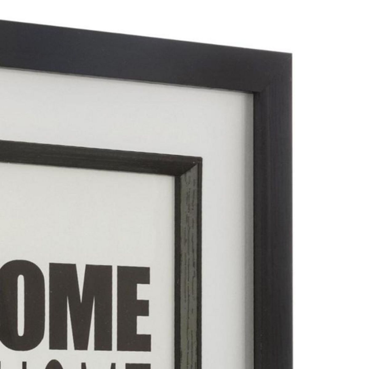 ATMOSPHERA Cadre Photo en Verre  Aedan  13x18cm Noir