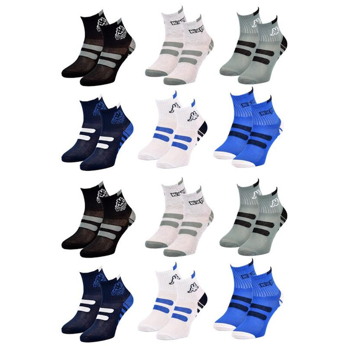 KAPPA Chaussettes KAPPA QUARTER
