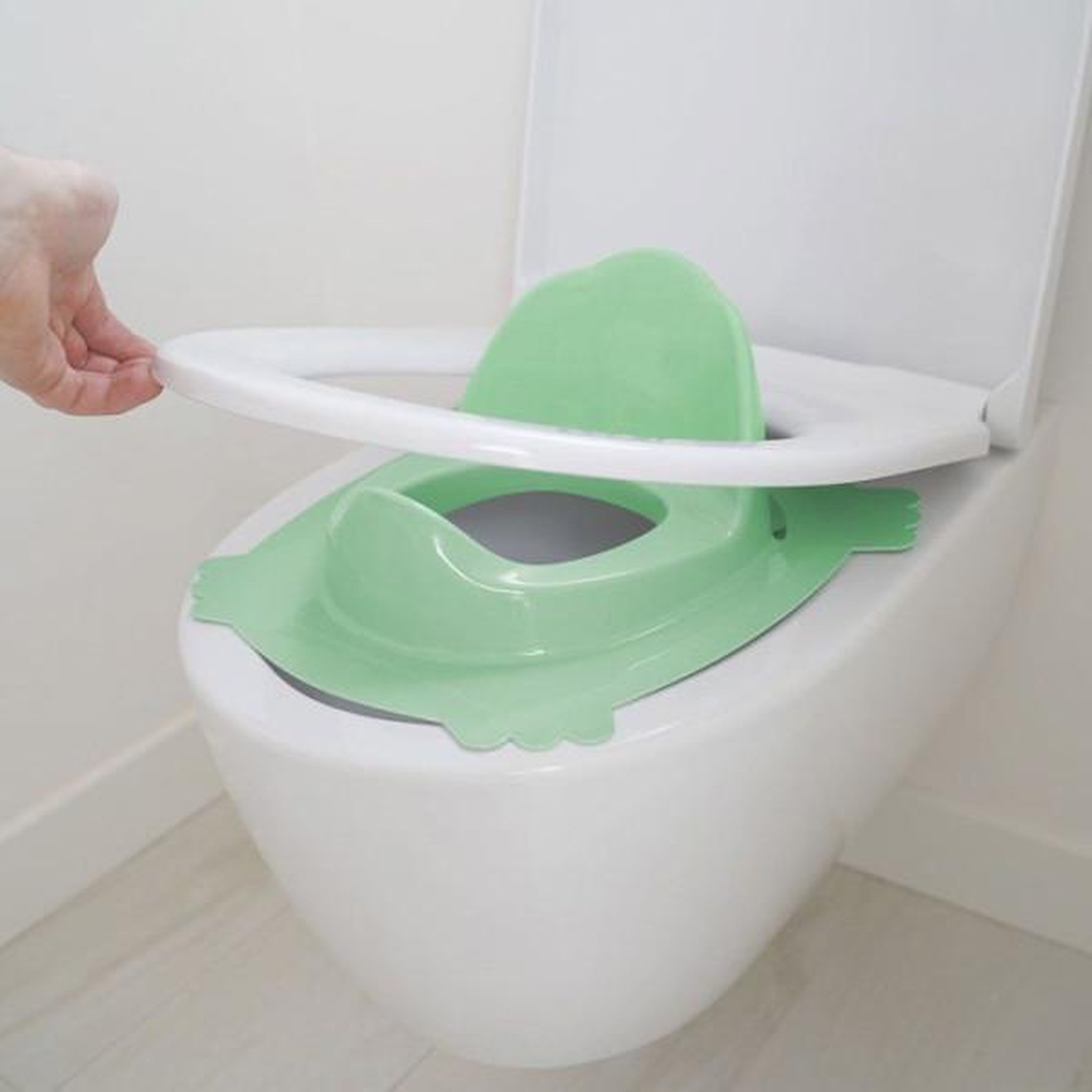 Voir la diapositive 4 : THERMOBABY Réducteur de WC LUXE