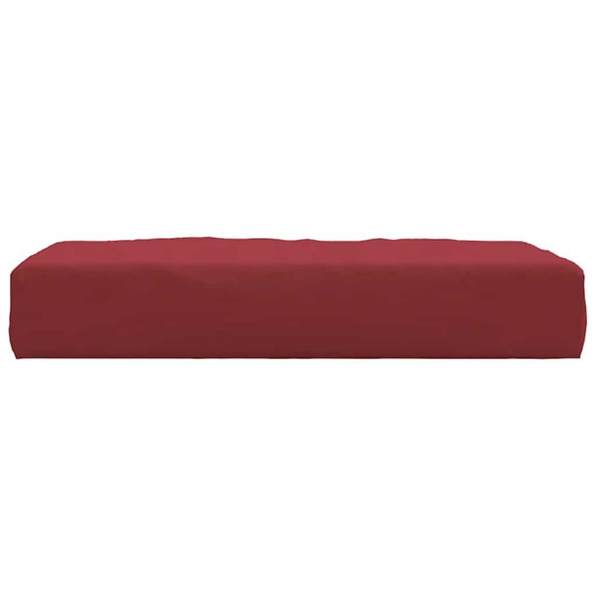 VIDAXL Coussin de palette rouge bordeaux 60x60x8 cm tissu oxford