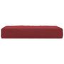 Voir la diapositive 4 : VIDAXL Coussin de palette rouge bordeaux 60x60x8 cm tissu oxford