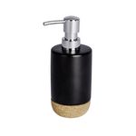 Wenko Distributeur de savon design liège Corc. Coloris disponibles : Noir