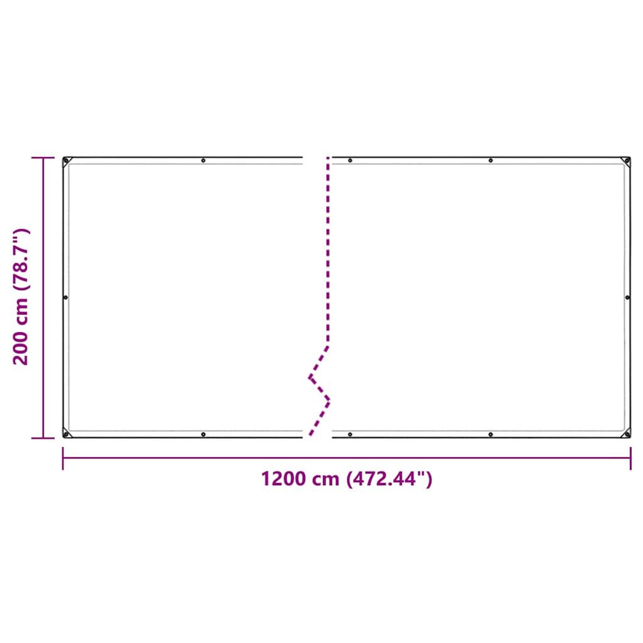 Voir la diapositive 6 : VIDAXL Bache transparente avec œillets 2x12 m polyethylene