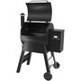 Voir la diapositive 3 : TRAEGER Barbecue pellet Pro 575 noir sur chariot, grille haute 56x18 cm, grille basse 56x48 cm
