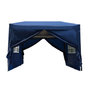 Voir la diapositive 4 : OUTSUNNY Tonnelle barnum tente de réception pliante 3 x 3 x 2,55 m avec fenêtres + sac de transport bleu