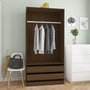 Voir la diapositive 1 : VIDAXL Garde-robe Chene marron 100x50x200 cm Bois d'ingenierie