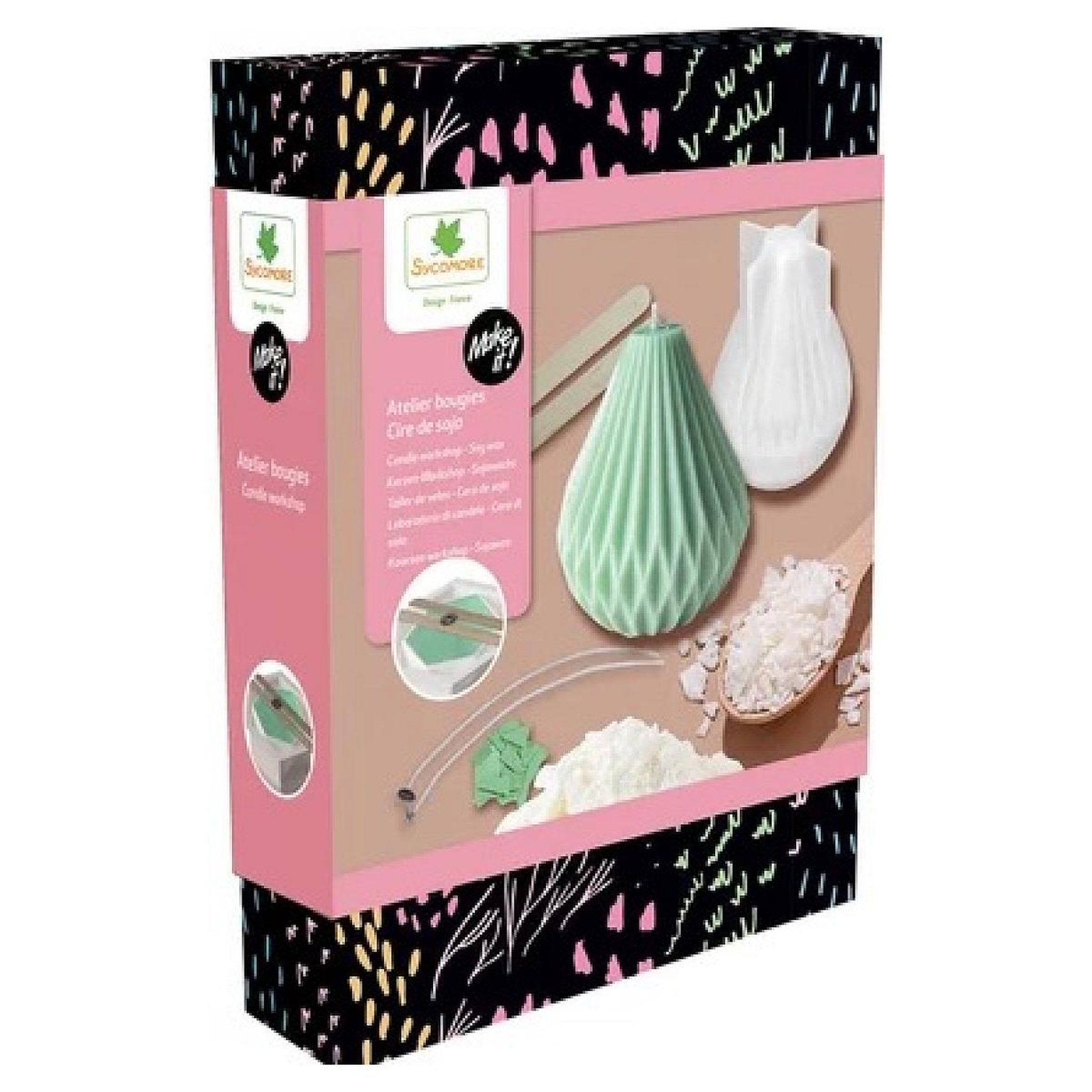 Au Sycomore Make it - Bougies diamant - Cire de soja