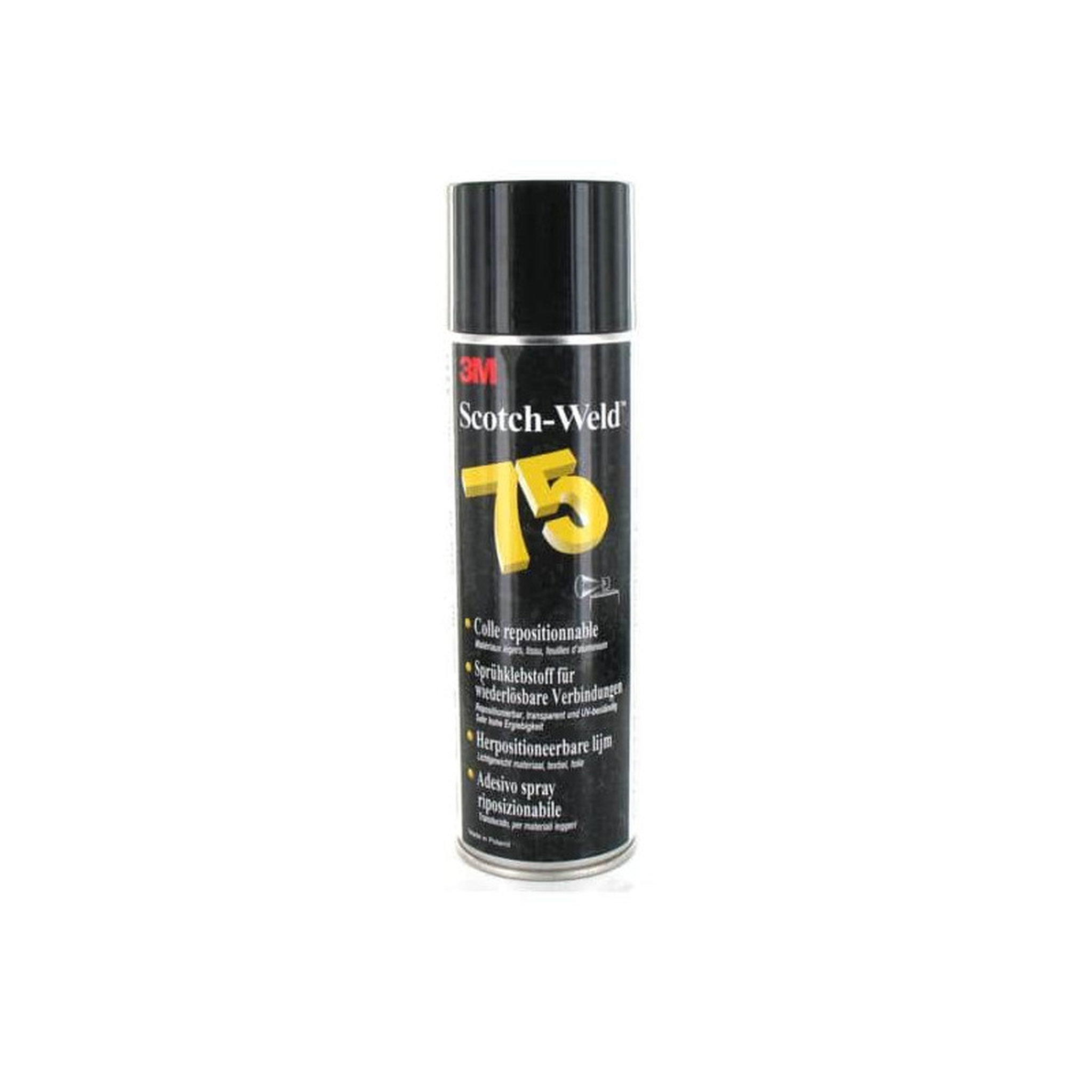 Voir la diapositive 1 : 3M Colle en aérosol 3M Scotch-Weld 75 repositionnable x 5